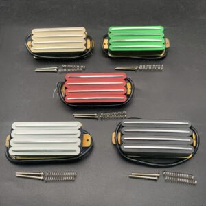 Electric Guitar Pickups, Four Coil Dual-Blade, High Output, Metal Playing-Compatible, Non-Electric, Ceramic Material, Guitar Accessorie