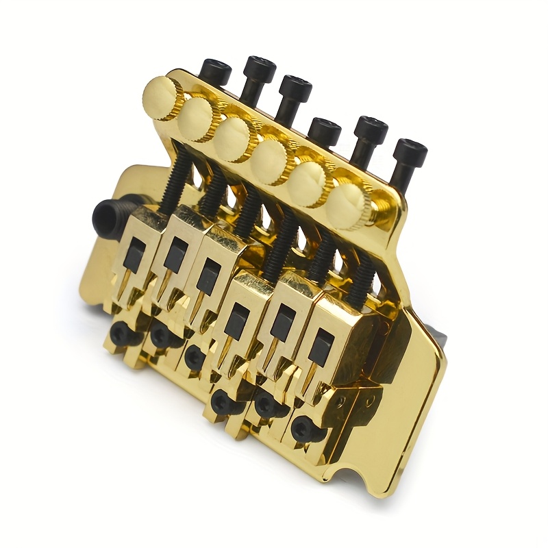 Electric Guitar Tremolo Bridge Double Locking Systyem Black/Silvery/Golden - Image 5
