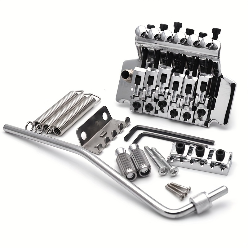 Electric Guitar Tremolo Bridge Double Locking Systyem Black/Silvery/Golden - Image 4