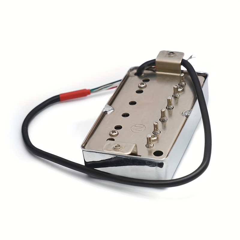 2pcs of Aluminum-Nickel-Cobalt 5 Spring Dual-Coil Guitar Pickups with 4 Coil Wire, 7. 5K/15K Coil Split Aluminum-Nickel-Cobalt V LP Pickups., Guitar Replacement Pickups, Highoutput Pickups, Split Coil System, Highquality Coils, Durable Pickups - Image 5