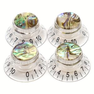 Transparent Black Volume Knob in The Shape of a Top Hat Shell