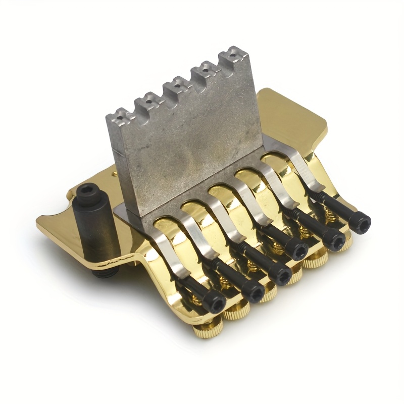 Electric Guitar Tremolo Bridge Double Locking Systyem Black/Silvery/Golden - Image 6