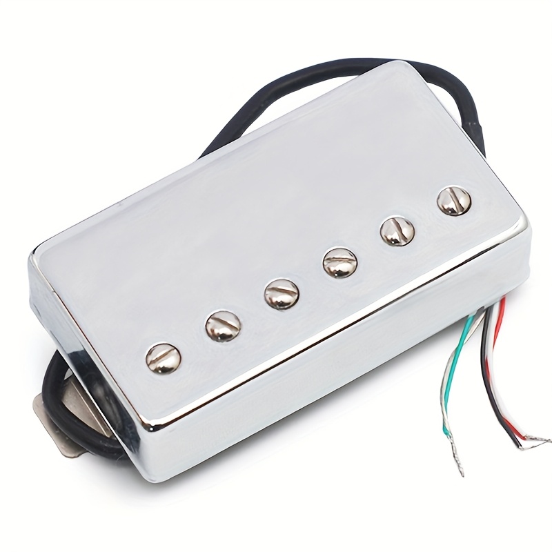 2pcs of Aluminum-Nickel-Cobalt 5 Spring Dual-Coil Guitar Pickups with 4 Coil Wire, 7. 5K/15K Coil Split Aluminum-Nickel-Cobalt V LP Pickups., Guitar Replacement Pickups, Highoutput Pickups, Split Coil System, Highquality Coils, Durable Pickups - Image 4