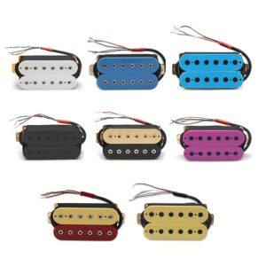 [Guitar Pickups Upgrade] LP Electric Guitar Humbucking Pickups Black Hex Screws, 4-Conductor Wire, Guitar Pickups Upgrade, Instrument Repair Parts, Sleek Pickup Design, Professional Pickups, Durable Components, Highquality Wires, Pickup Replacement, Guitar Electronics, Luthiers, Guitar Technicians