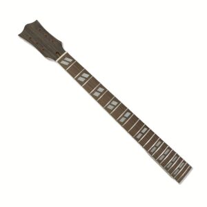 1pc Songmaker 22 Fret Mahogany Body, Rosewood Inlay, 24.75 Inch Truss Rod, Electric Guitar Neck Replacement Parts
