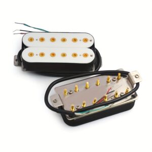 Vintage Aluminum Nickel Cobalt 5 Double Coil Electric Guitar Pickup LP for Guitar Neck and Bridge, Guitar Pickup, Guitar Accessorie