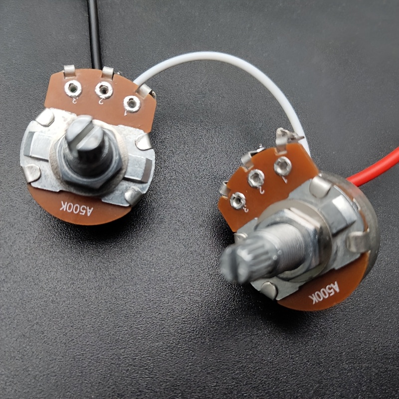 Epi Loaded Pre-wired Guitar Wiring Harness 2T2V with Coil Split Prewired Kits for LP SG DOT - Black, 2-Tone Design, High-Quality Connectors, Easy Installation, Compatible with Electric Guitars, Guitar Wiring Harness, Dot Style, Durable Construction, Guitar Hardware, Guitar Wiring Kit, Guitar Setup, Professional Setup, Sleek Design, Reliable Connectors, Precision Wiring, Tone Control Kit, Electric Guitar Jack Plate, Telecaster Guitar Part, Electric Guitar Part - Image 5