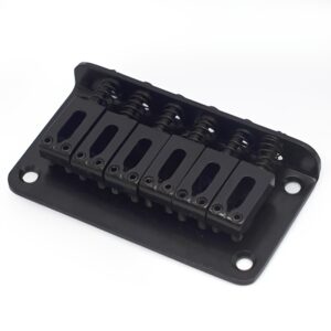 Fixed Bridge for Six-string Electric Guitar – Fixed String Bridge Pulling Plate, Improving Guitar Tone and Playability