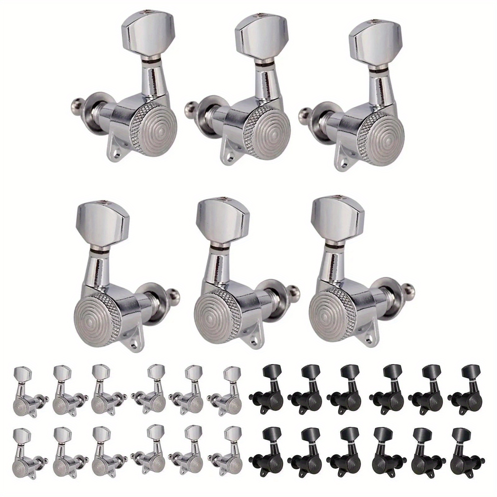 Guitar String Peg Locking Tuners, 6 pcs, Tuning Pegs for Machine Head, Guitar Parts & Accessories