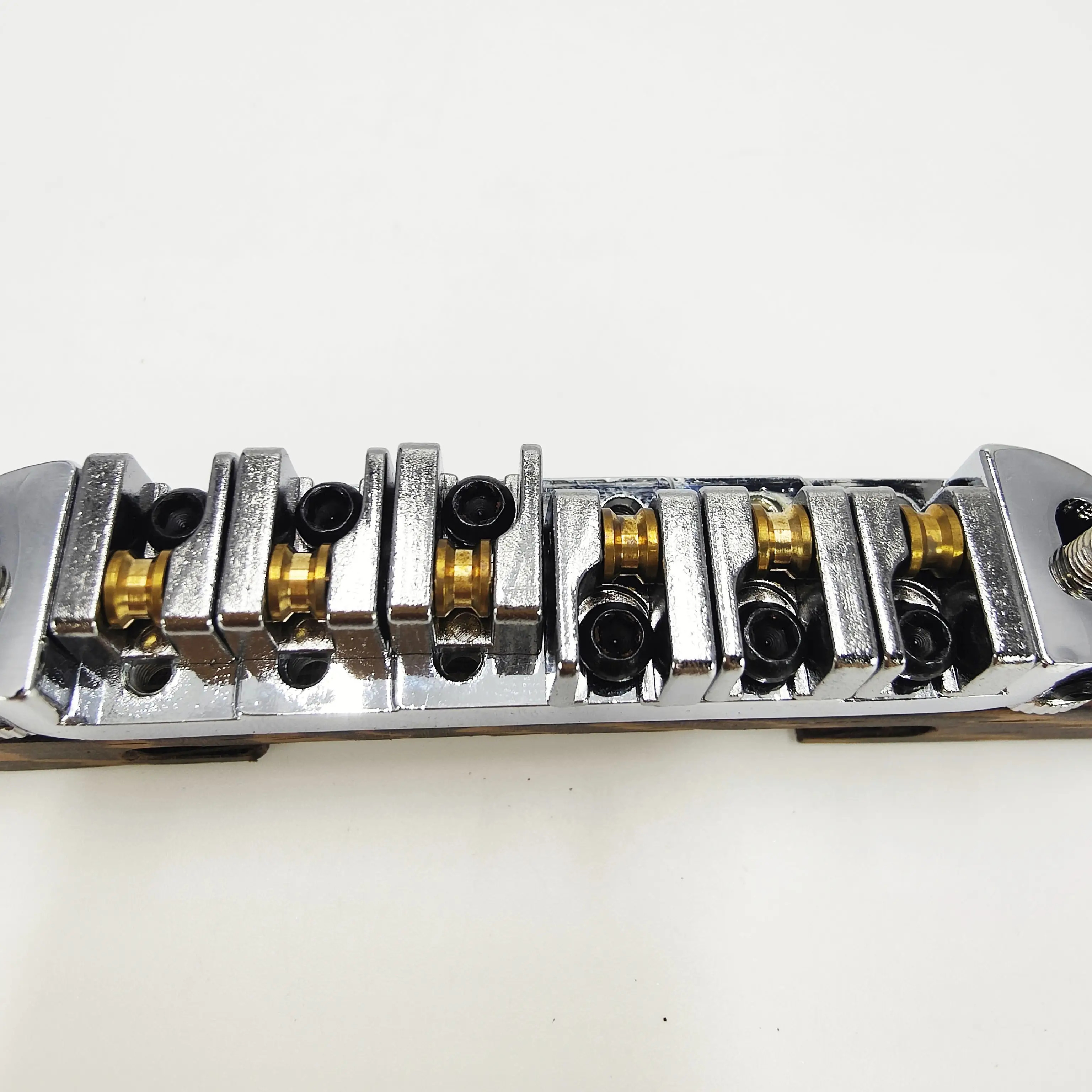 Premium Rosewood Jazz Bridge Set Jazz Electric Guitar Ball Bridge Rosewood Base Bridge Adjustable Traditional Saddle Golden and Silvery Black, Instrument Repair Parts, Guitar Bridge Replacement, Elegant Guitar Accessory, Classic Guitar Hardware, Handfinished Hardware, Highquality Saddle, Replacement Guitar Parts, Jazz Musicians, Guitar Technicians - Image 10