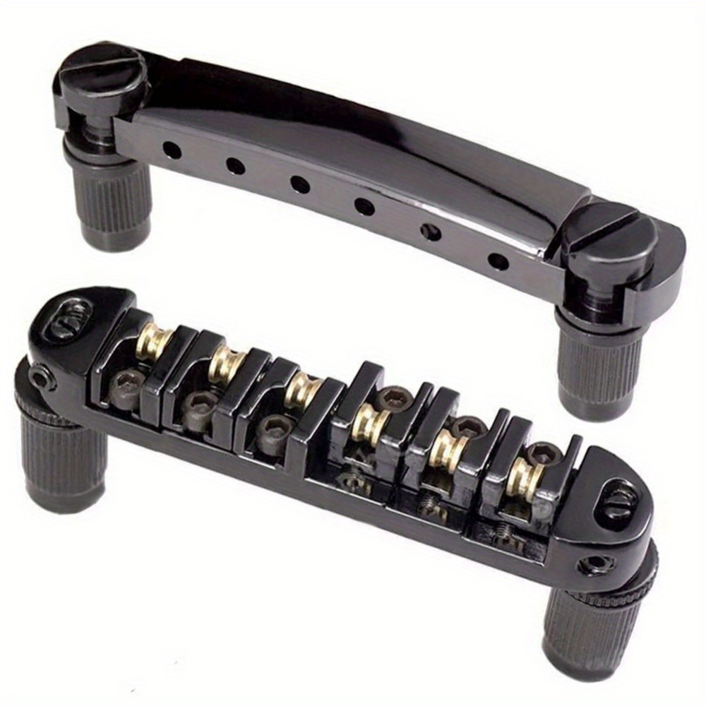 1 Set (U+L) Tune-O-Matic Bridge LP SG Electric Guitar Bridge String Board Bridge Rolling Ball Roller Les Paul Bridge