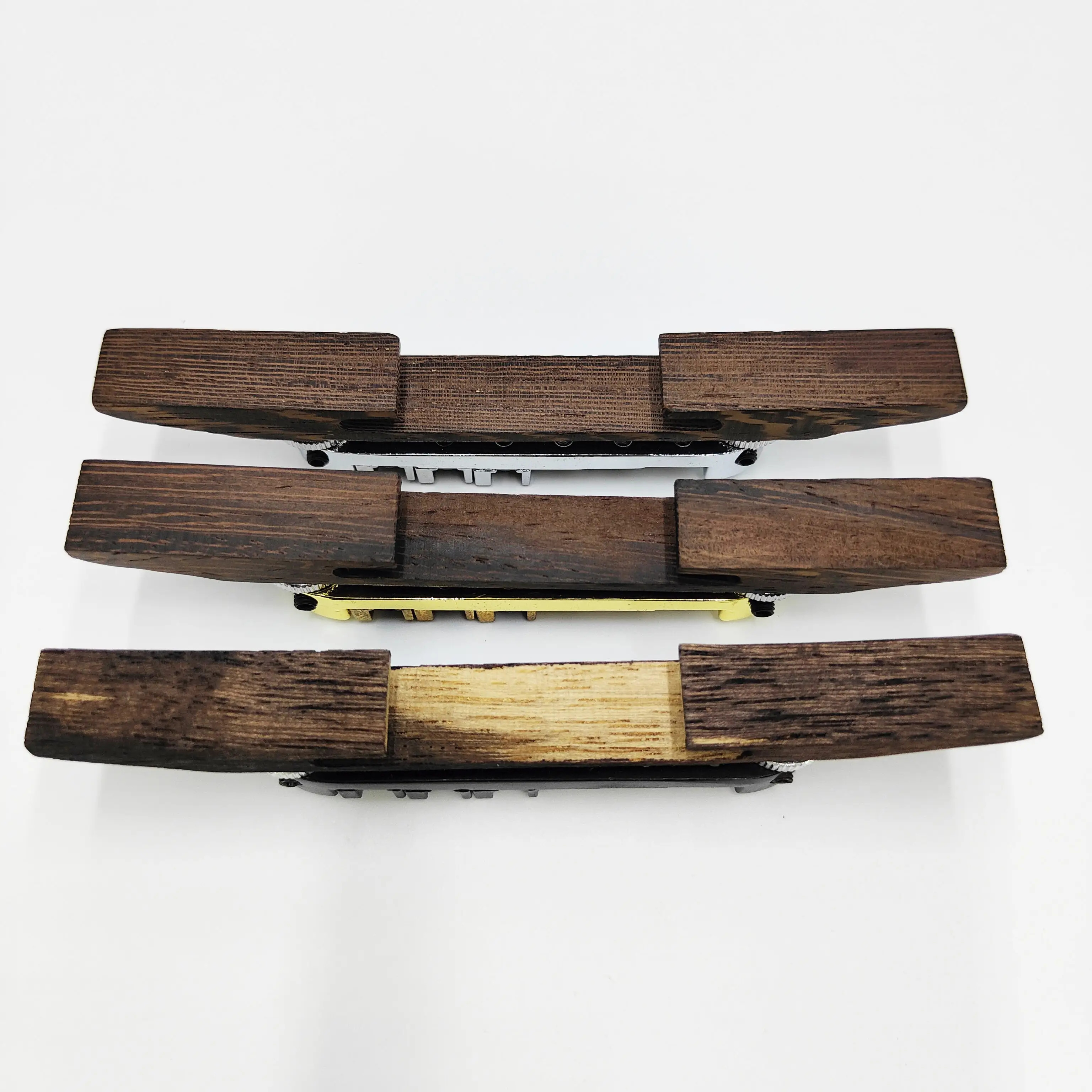 Premium Rosewood Jazz Bridge Set Jazz Electric Guitar Ball Bridge Rosewood Base Bridge Adjustable Traditional Saddle Golden and Silvery Black, Instrument Repair Parts, Guitar Bridge Replacement, Elegant Guitar Accessory, Classic Guitar Hardware, Handfinished Hardware, Highquality Saddle, Replacement Guitar Parts, Jazz Musicians, Guitar Technicians - Image 8