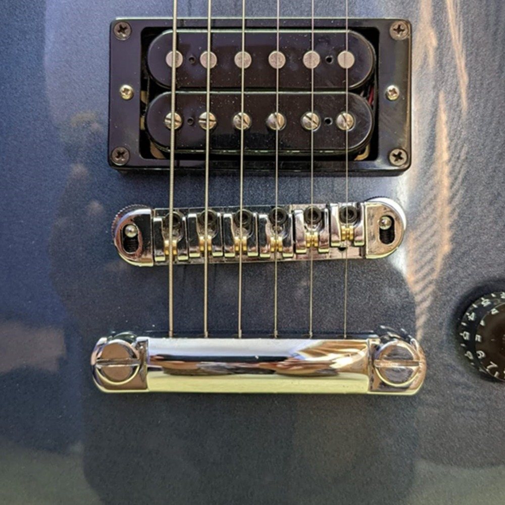 1 Set (U+L) Tune-O-Matic Bridge LP SG Electric Guitar Bridge String Board Bridge Rolling Ball Roller Les Paul Bridge - Image 4