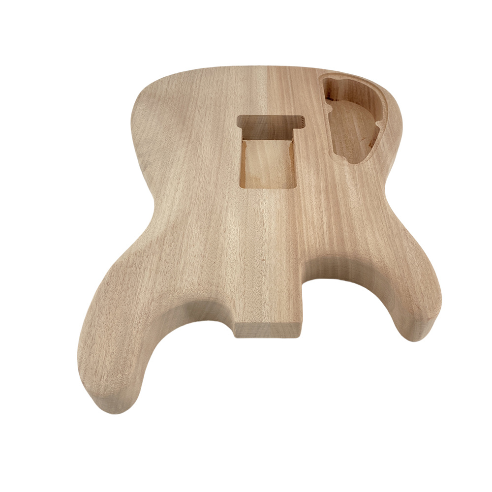 Electric Guitar Body for ST style Guitar Accessory DIY Guitar Body Unfinished Mahogany, Guitar Repair Part, Instrument Customization, Vintage Electric Guitar, Standard Guitar Shape, Unfinished Wood, Durable Mahogany, Replacement Guitar, Musicians Diy - Image 4