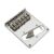 Fixed Guitar Bridge for TL Style Guitar 97×80. 5mm with 6 Roller Saddle Bottom Or Body Loading Guitar Parts Silvery