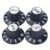 Set of 4 Electric Guitar Knobs – Witch Hat Bell Style, 2 Volume 2 Tone Control Dials, Plastic Black with Glossy Finish for Les Paul SG Guitars