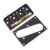 [Short Guitar Bridge with Cutaway] Pickup For TL Guitar With Short Guitar Bridge, Separate Border, Outer Dimensions (77X50mm) Inner Dimensions (73.5×21.5mm), Double-loaded Guitar Bridge, With Cutaway Side Panel And Compensated Brass Saddle