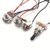 Guitar Wiring Harness 3 Pickups 1V1T A500K Push Pull & B500K Big Pots 3 Way Toggle Switch With 6.35 Output Jack