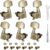 6pcs 101.44oz+3R Guitar Machine Heads Guitar String Tuning Pegs Machine Head Tuners for electric guitar tuner Acoustic Guitar for replacement and upgrad (Bronze color), Guitar Upgrade Parts, Guitar String Tuners, Bronze Guitar Hardware, Classic Gear