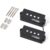 Wilkinson M Series WOPB Variable Gauss Ceramic Bass Humbucker Pickups Set for Precision Bass PB Style 4-String Electric Bass Guitar – High Quality, Durable