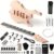 Glarry DIY Electric Guitar Kit for Beginners with Mahogany Body & Maple Neck – Full Components Build Your Own Guitar, H-H-H Humbucker Pickups, 24-Fret Rosewood Board, Tremolo Bridge & Cable/Strap Included (6-String)